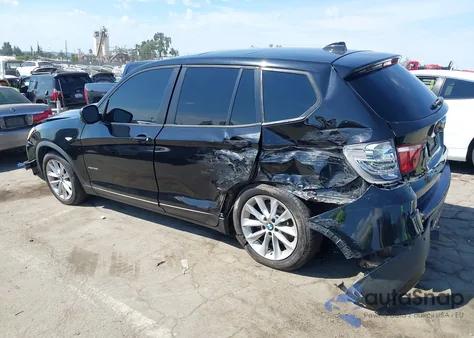 2014 BMW X3 xDrive28I from USA, damaged, VIN 5UXWX9C52E0D23847